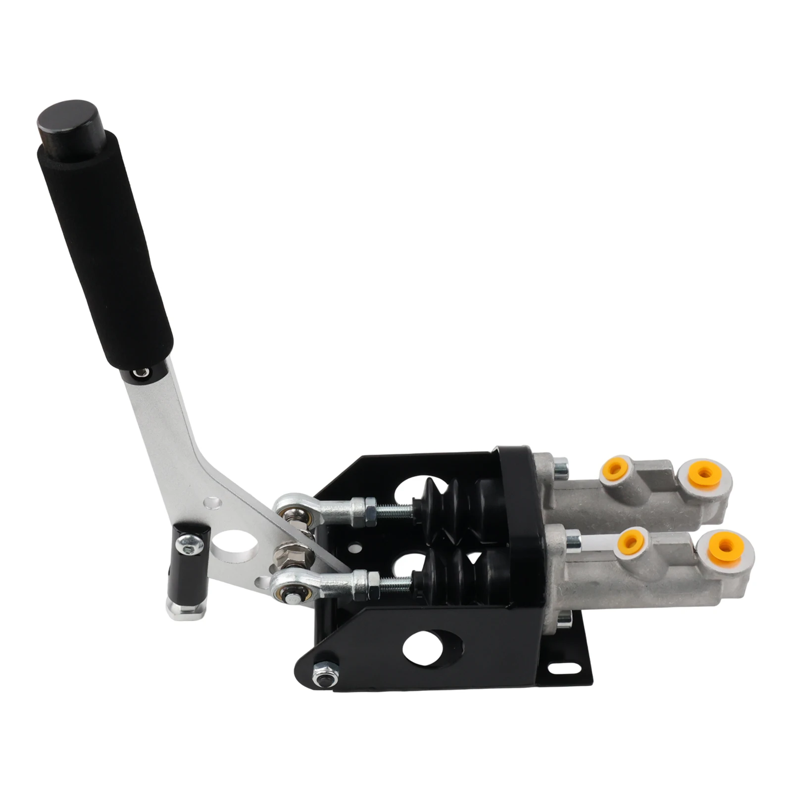 

Racing Hydraulic Drift Handbrake 0.75" Double Master Cylinder Vertical Horizontal Grip Electronic Brake Lever