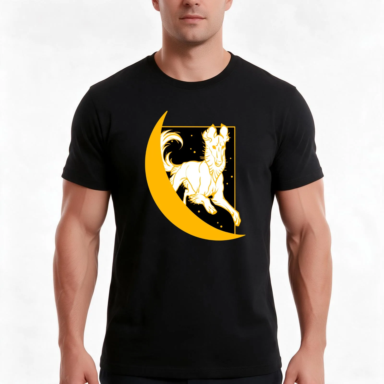 And the Silken Jumped Over the Moon... Men T Shirt printed t shirts for man