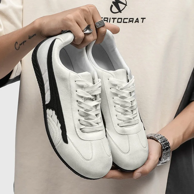 

Популярная весенняя легкая модная мужская повседневная обувь, устойчивая к запаху спортивная обувь с низким вырезом, уличная мягкая прогулочная обувь в стиле ретро