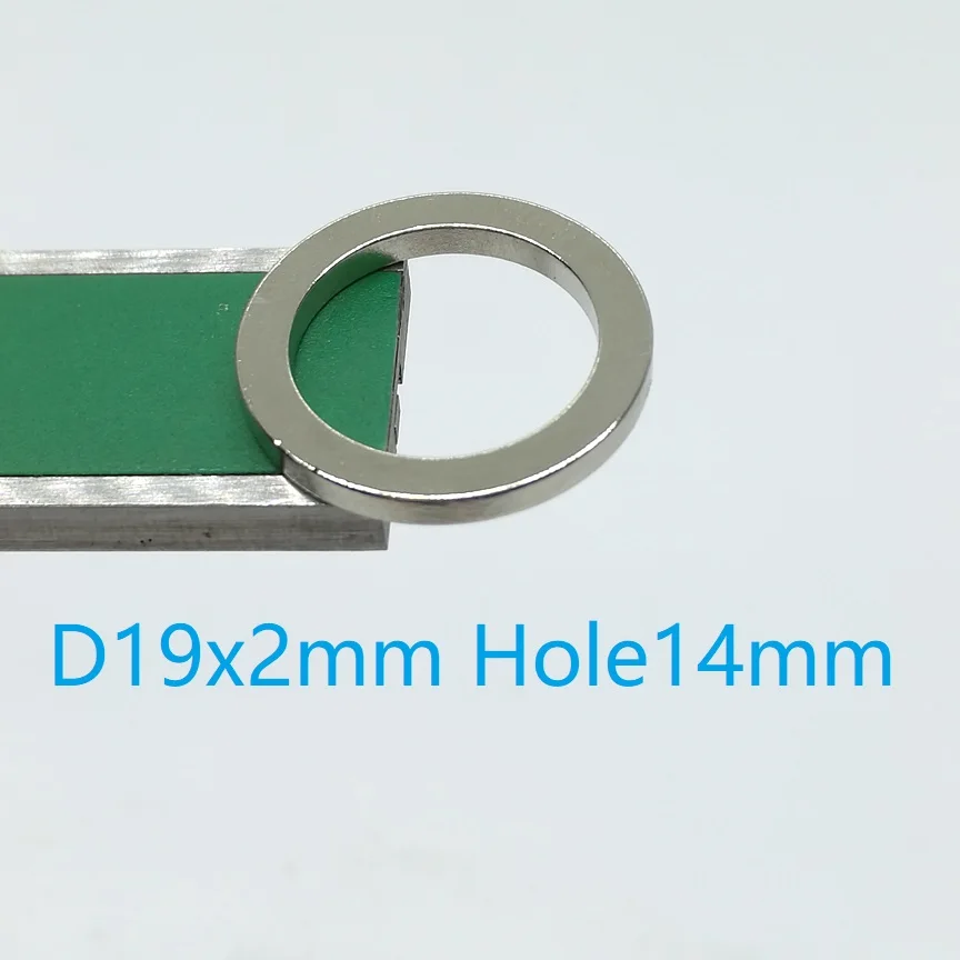 10PCS/LOT N35 Ring NdFeB Magnet Dia 10-25 Thickness 2-7 Strong Round Rare Earth Permanent Neodymium With Hole 6-20