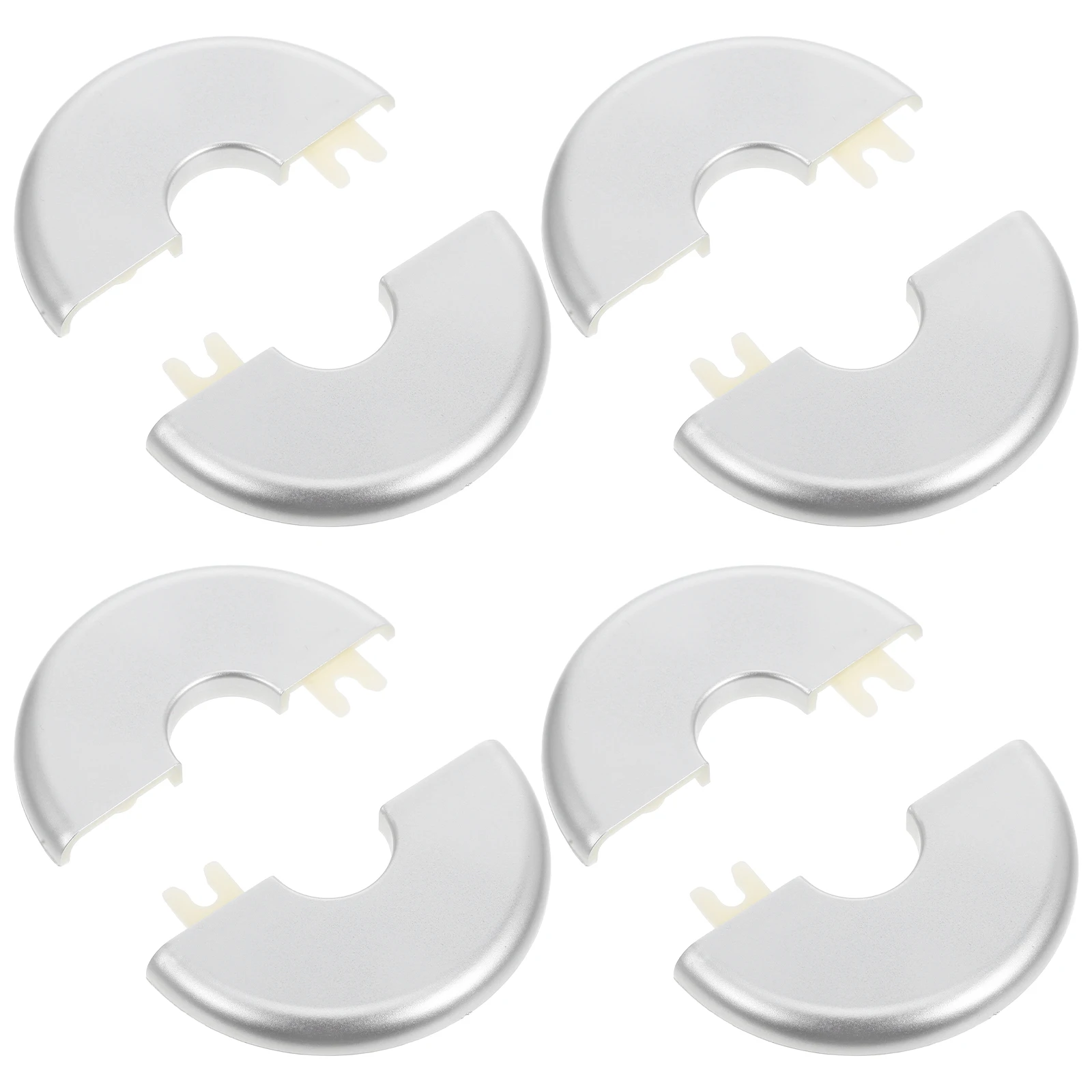 

4Pcs Pool Ladder Covers Durable Shielding Plates Plumbing Hole Protection for Inground Pools Pipe Flange Caps Ladder Cover