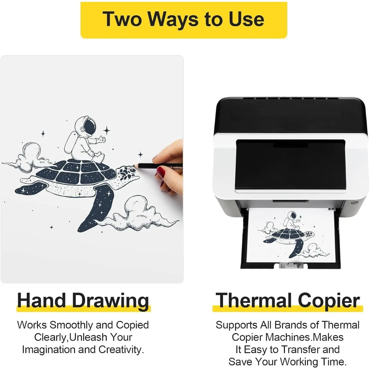 A4 Tattoo Stencil Paper 4-Layer for Machine/Hand Use, Temporary Body Art Transfer Sheets - Tattoo Studio/DIY/Cosplay