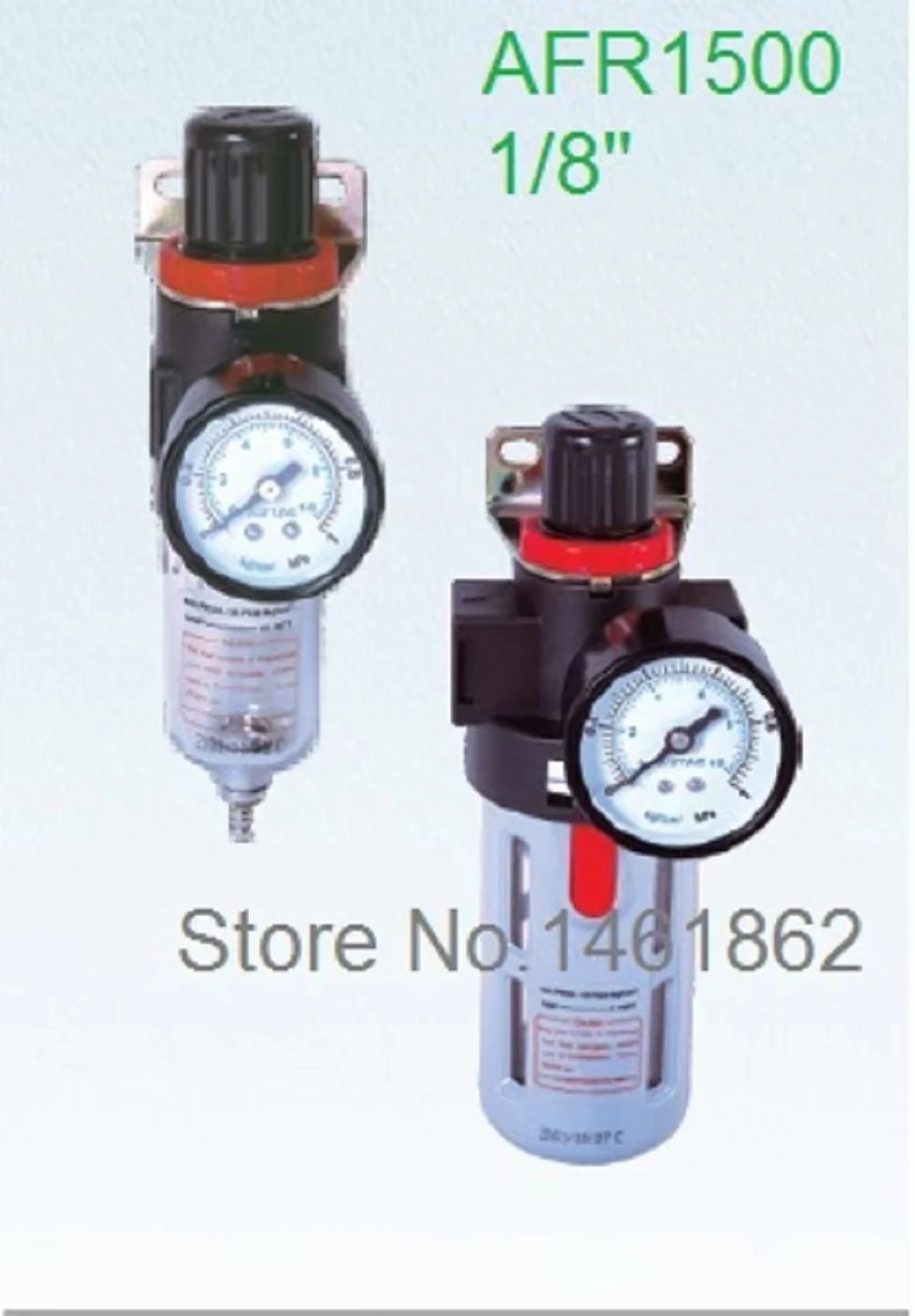 AFR1500 High quality Pneumatic Air Source Treatment Air Filter Regulator with Pressure Gauge and valve  1/8