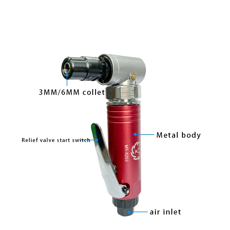 10pcs Abrasive Tool  90 Degree Mini Pneumatic Electric Angle Grinder/Polishing Machine Accessories for  Polishing Carving