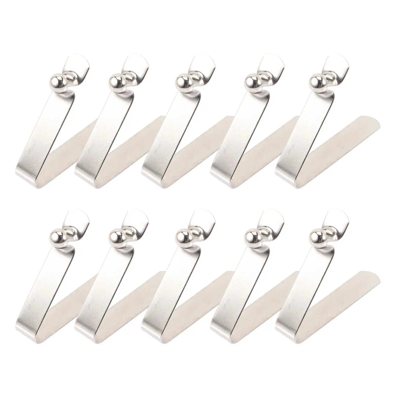 20Pcs Spring for Tent Pole Boat Snap Clip Kayak Spring V Shape Buckle Compression Clip DIY Camping Accessory Space Saving Sturdy