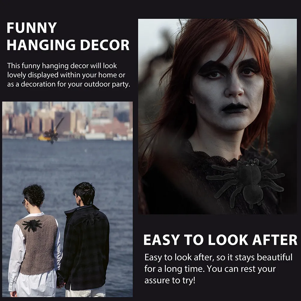 

2 шт. броши-пауки, шикарные декоративные значки для женщин, оригинальные булавки для лацканов, аксессуар для костюмированных вечеринок, Хэллоуина, фестивалей, подарок