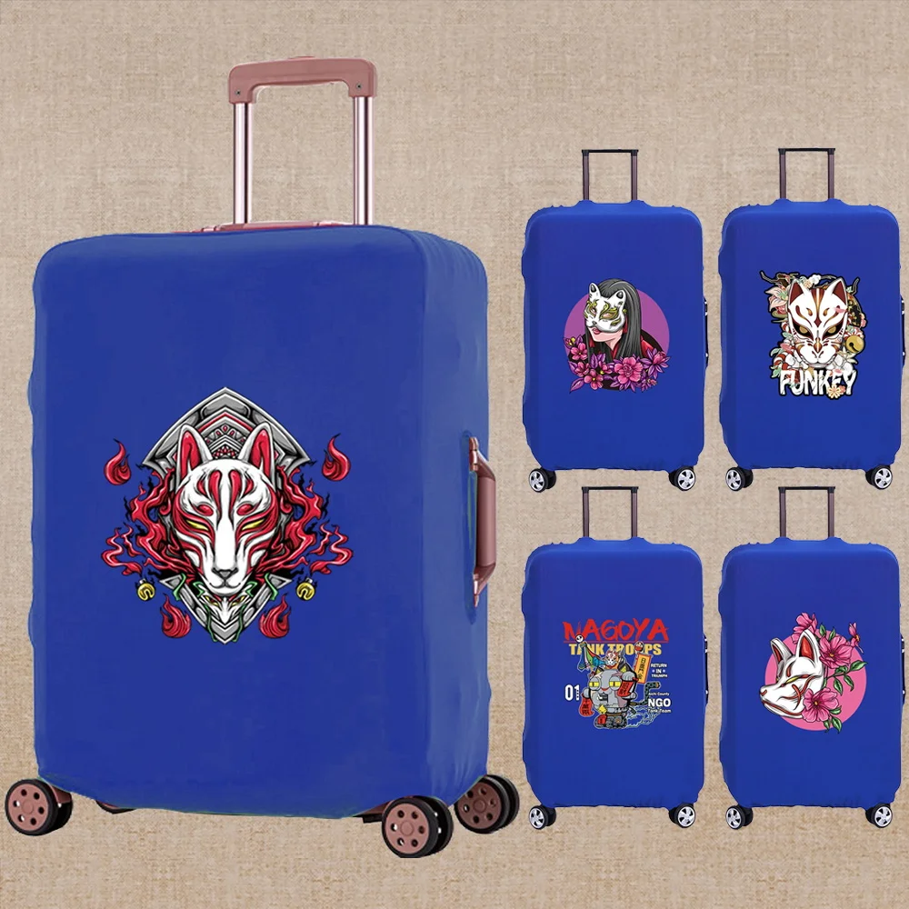 

Luggage Cover Scratch Resistant Thicken Trolley Protective Case Apply To 18-32 Inch Travel Accessory Mask Print Suitcase Covers