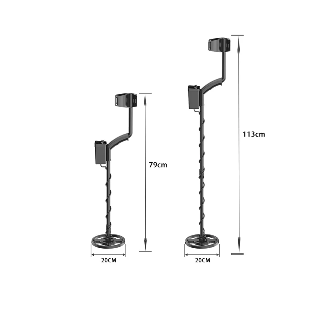 GT-200 Metal Detector Pinpointer Gold Finder Machine Portable Gold Depth Waterproof Metal Detector