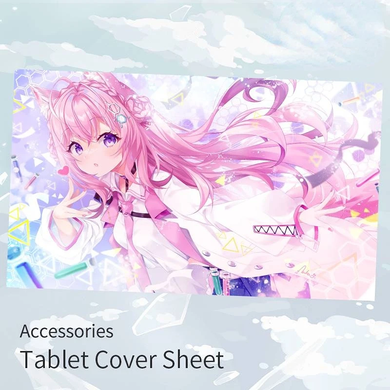 Hololive Vtuber DIY Theme OSU Tablet Cover Sheet  Protective Film For Wacom CTL-471/472/480 Digital Graphic Drawing Tablet Pad