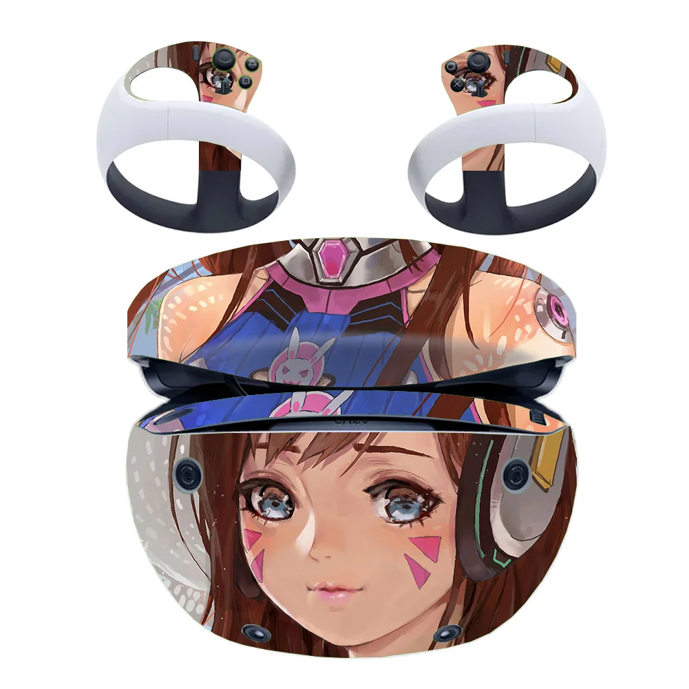 For PS VR2 VR headset Stickers Skin and Controller Stickers ,Full Wrap,Vinyl Decal Skin For PS VR2, Protective Accessorie