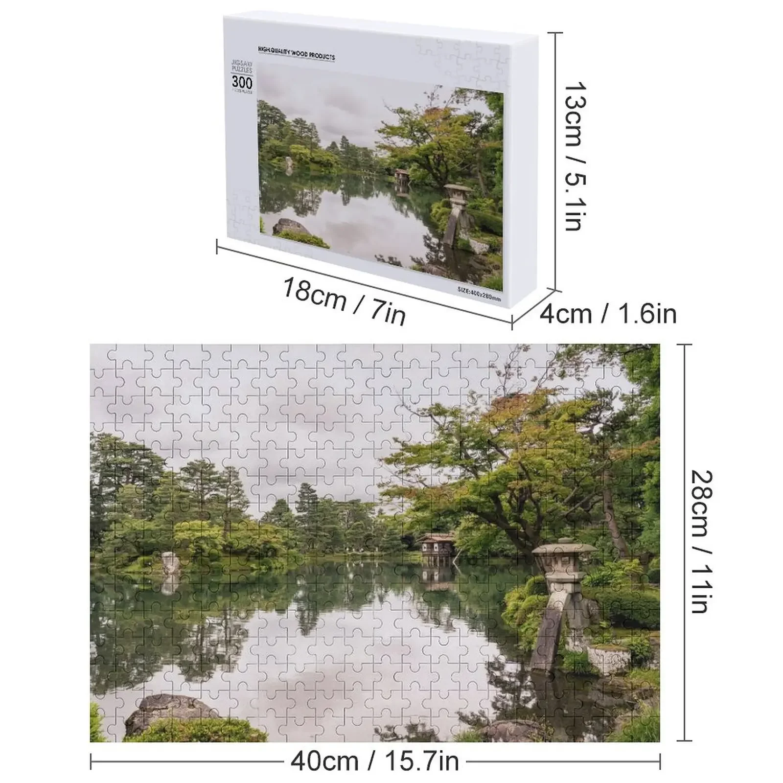 أحجية الصور المقطوعة لحدائق كانازاوا للأطفال، لعبة ألغاز مخصصة للأطفال