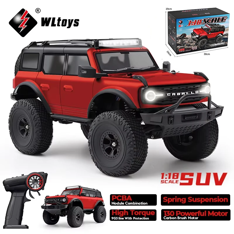 

Limited Time Offer WLtoys 184023 1/18 RC Off-Road Car 4x4 Mechanical Transmission Switchable High and Low Speed Climbing Car