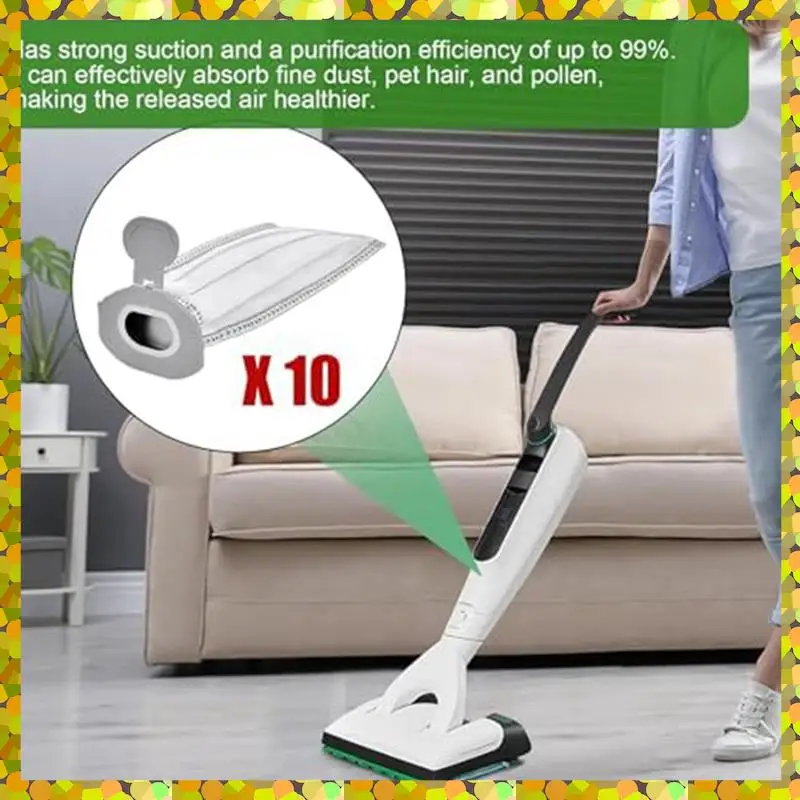 

Dust Bags For Vorwerk Kobold FP7 VK7 EB7 Large Capacity Vacuum Cleaner Bags Accessories