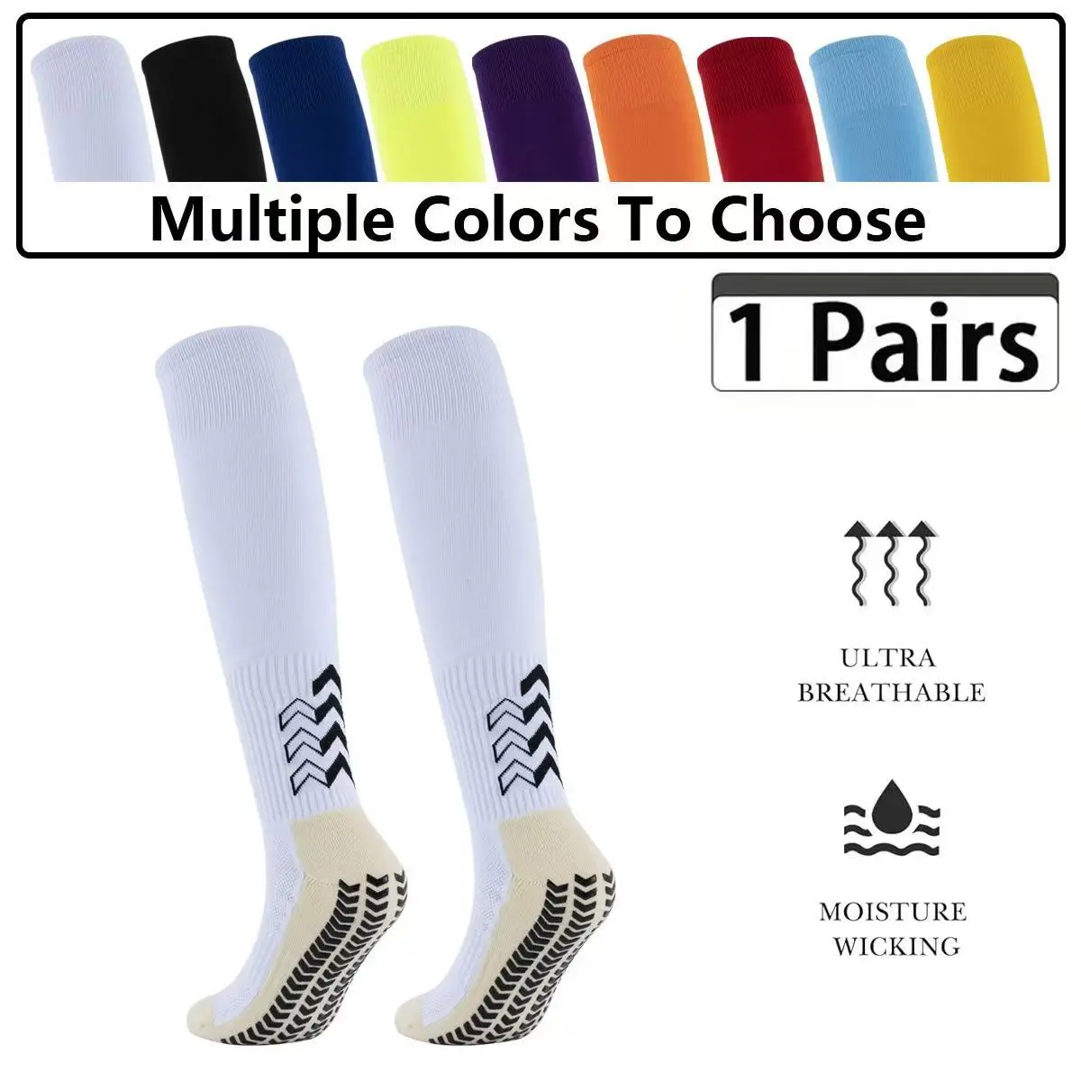 Long Football Socks Men's Long Tube Professional Training So