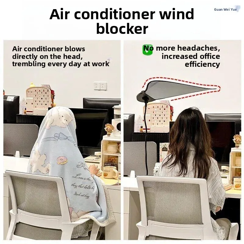 office-air-conditioner-windshield-new-model-workstation-special-windproof-device-cold-air-partition-board-dustproof-organizer