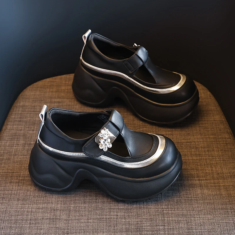 

Flower Women's Platform Shoes Crystal Fashion Casual Loafers Summer Sneakers Designer 2025 New Sandals Woman Brand Mujer Zapatos