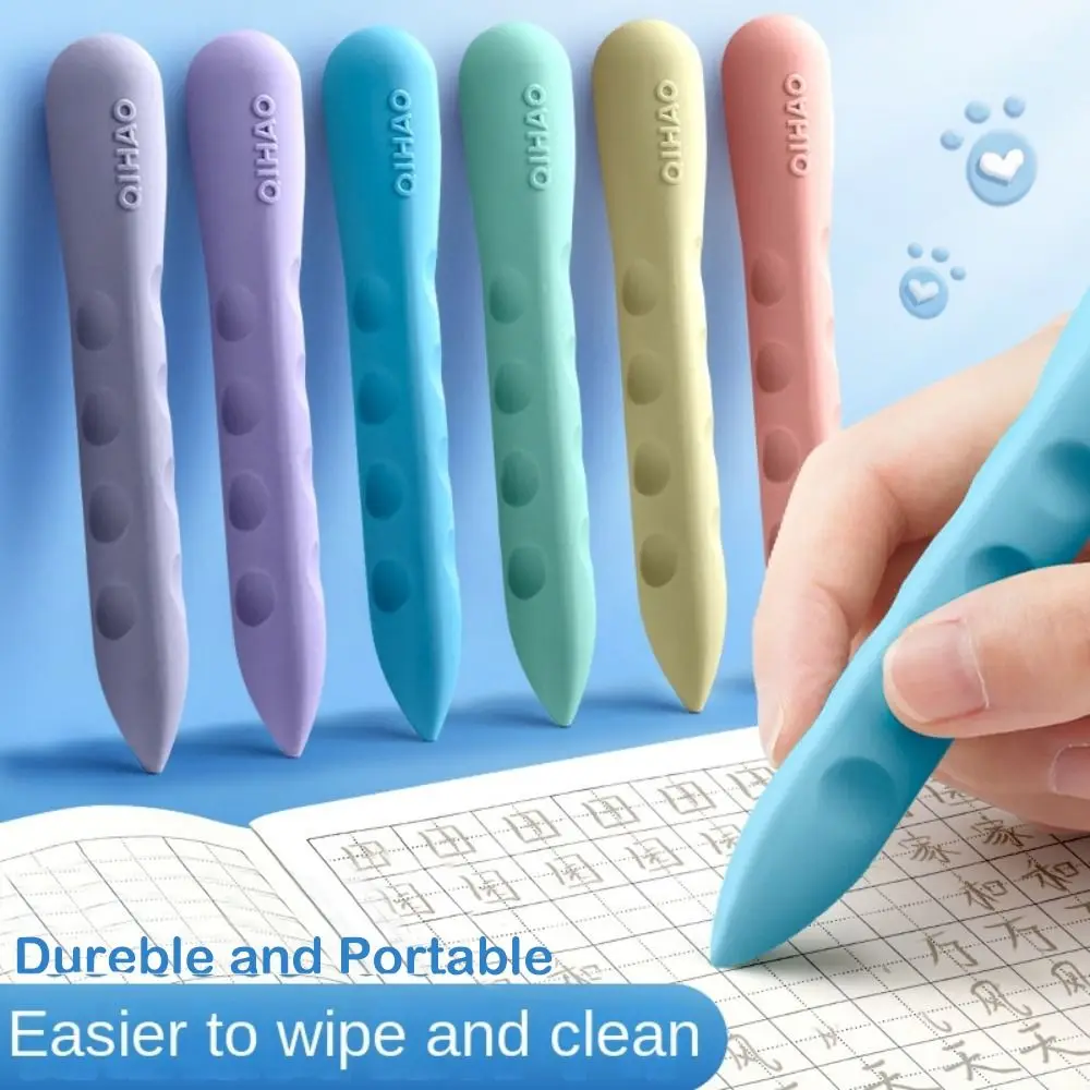 Size School Office Supplies Pen Shape Correction Supplies Children Pencil Eraser Hole Eraser Dustless Eraser Traceless Eraser