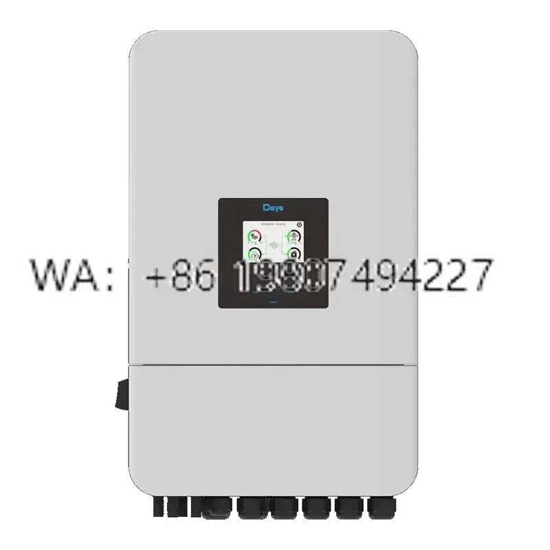 for Deye SUN-3/4/5/6/8/10/12K-SG05LP1-EU-SM2 Single Phase Hybrid Inverter 8Kw Solar System