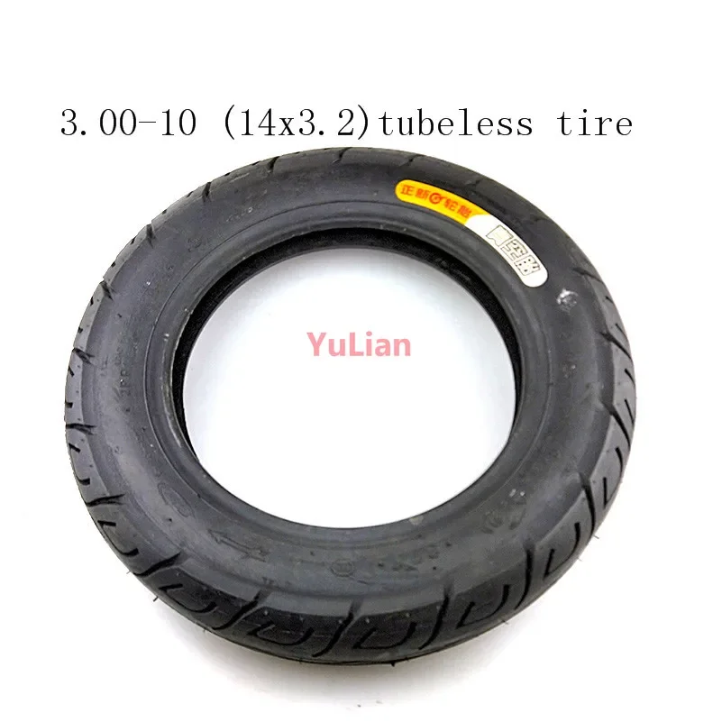 14 inch Vacuum Tubeless Tire CTS 3.00-10 / 14x3.2 fits Electric vehicle Electric Scooters e-Bike 14x3.2 300-10 Explosion-proof