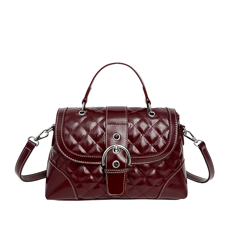 

Stylish Luxury Women'S Diaper Bag Crossbody Minimalist Designer Large Capacity Commuter Leather Bag Elegant Vintage Fashion