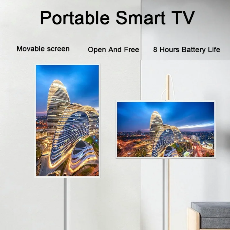 تلفزيون ذكي 4K بسعر الجملة شاشة لمس شعبية قابلة لإعادة الشحن للألعاب المحمولة للأطفال 21.5 بوصة تلفزيون ذكي