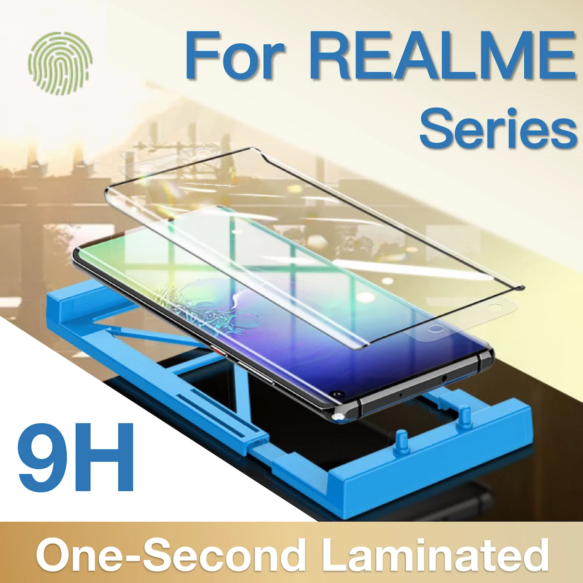 Für REALME X7 10 11 12 Pro Plus REAL ME Explosionsgeschützter Displayschutz Schutz mit Installationssatz, nicht gehärtetes Glas