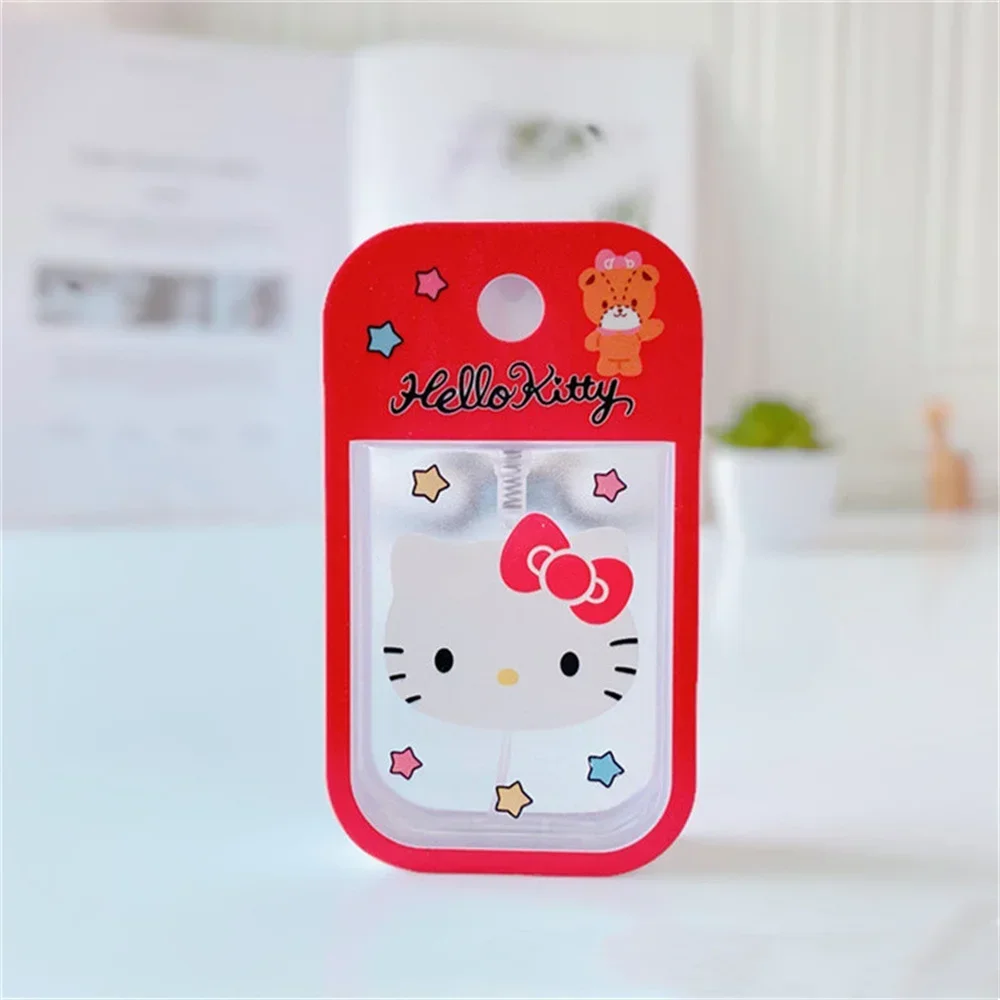 50ML Sanrio Hellokitty Filling Bottle Refillable Cartoon Cinnamoroll Kuromi Alcohol Press Bottled Portable Perfume Spray Bottle