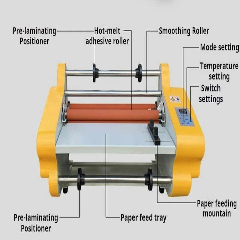 Automatic laminating machine small desktop document color page pre-coated film A3 Office Electronics laminator machine
