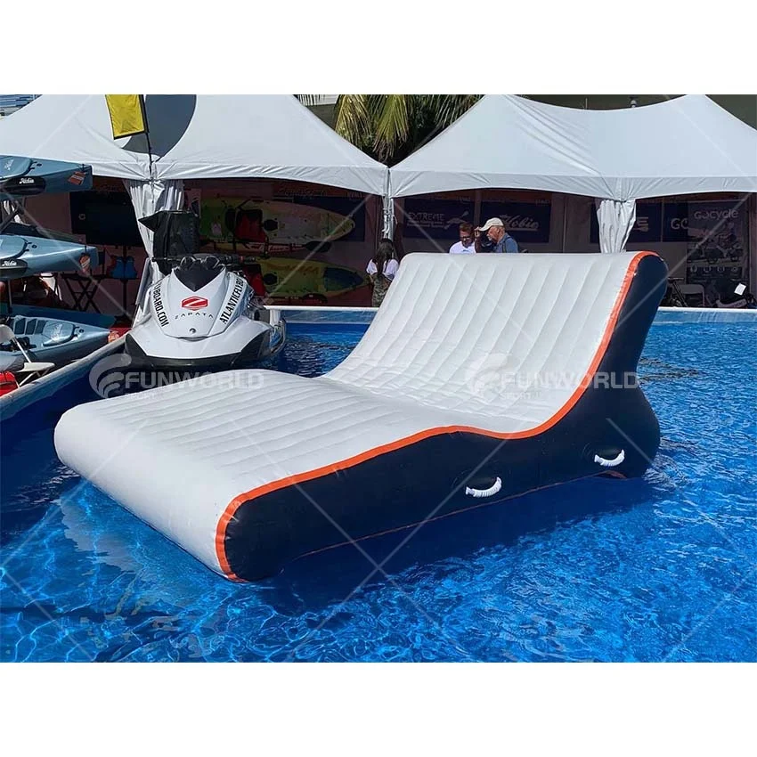 

Boat Yacht Inflatable Floating Island Platform Bed Large Inflatable Lounge Water Sofa