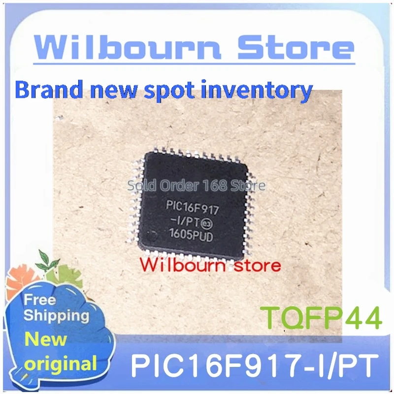 

Own inventory Spot sales 10PCS/LOT PIC16F917-I/PT PIC16F917 -I/PT TQFP-44 NEW