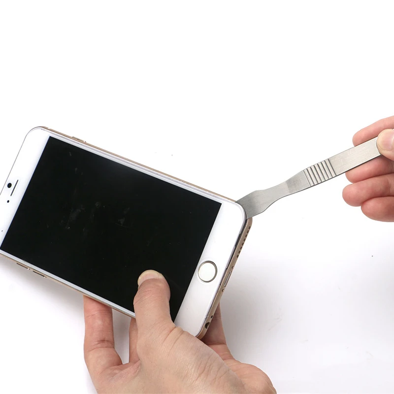 

2PCS Stainless Steel Metal Scraper Knife for Mobile Phone Repair Open Tool Pry Spudger Hardened Tough Mixing Knife