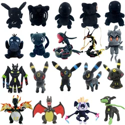 Black Pokemon Stuffed Toys Pikachu Umbreon Psyduck Snorlax Mew Rayquaza Charizard Greninja Darkrai Rillaboom Plush Soft Toy
