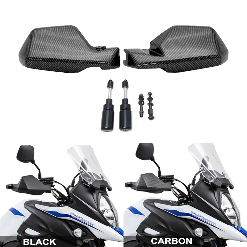 Protetores de mão para motocicleta, para suzuki v-strom dl650 dl 650 v strom 2004-2023 2015 2016 2017 2018 2019, proteção de mão para guidão