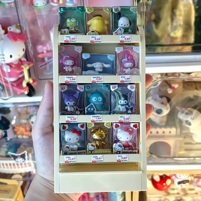 

Genuine Sanrio Family Rice Grain Doll Series V1 Basic Model Blind Box Hellokitty Mini Collectible Toy Mystery Box Handmade Gift