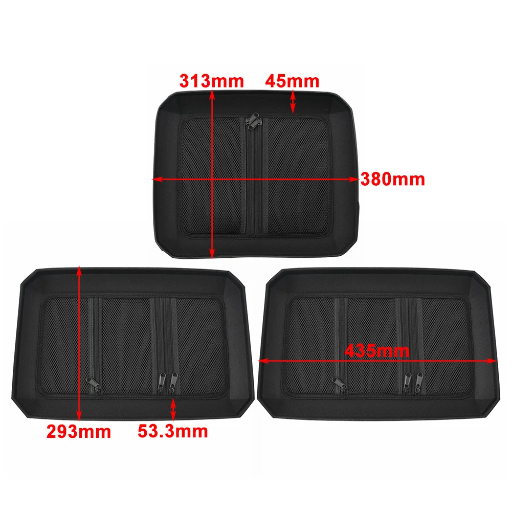 3PCS Motorcycle Top Box Cover Bag Saddlebag Inner Liner Pouch For BMW R1200GS Adventure