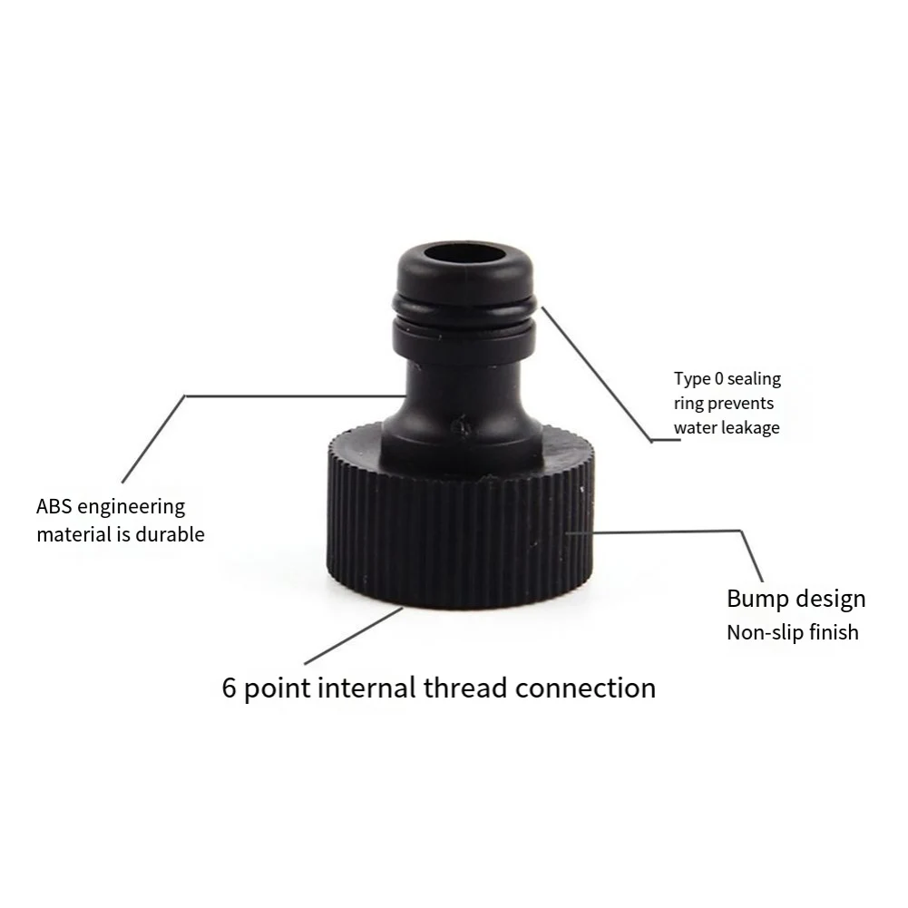 3/4 Inch Hose Connector Faucet Adapter Kit Easy Installation Efficient Water Flow High-Quality Materials Rust Resistant