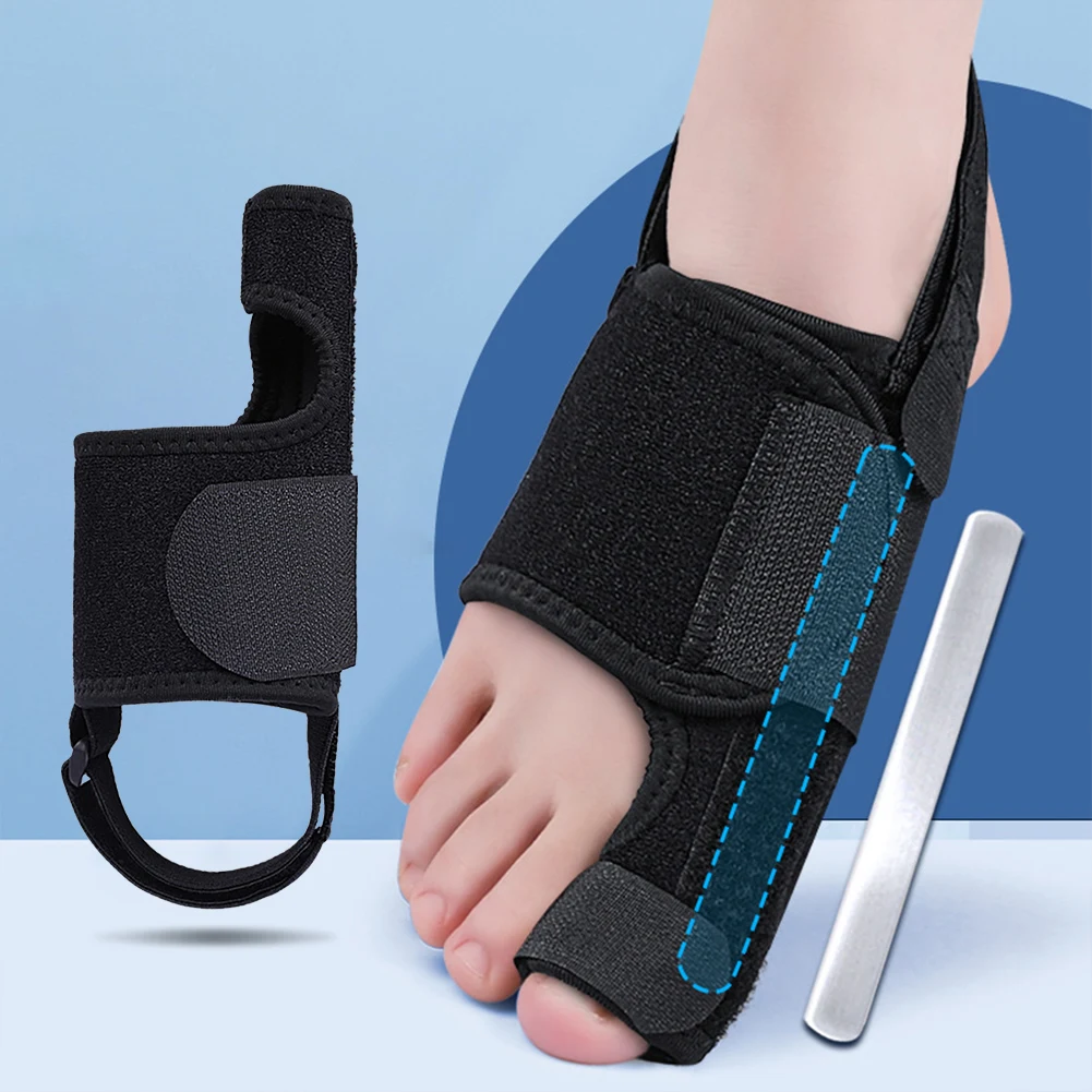 Bunion Corrector Big Toe Separator with Adjustable Strap Toe Orthopedic Tool Breathable Big Toe Straightener for Foot Care