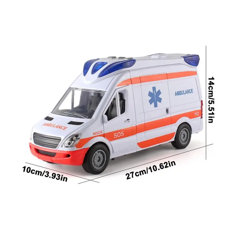 Ambulance Toys For Kids Play Ambulance Toy Car With Lights And Sound Stretcher Play House Toys Car For Kids & Children Toddler