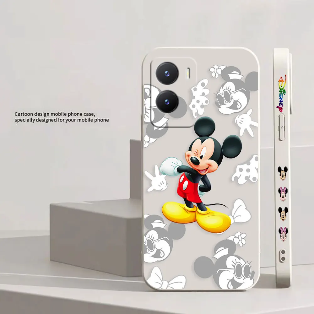 Coque de téléphone mignonne Minnie Mouse, étui pour VIcalculator Y16 Y20 Y21 Y22 Y27 Y31 Y33S Y55 Y35 Y53S Y66 Y76 Y77 Y93