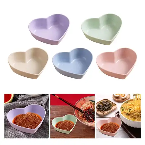 Heart Shaped Dish Bowl, Serving Dish Dinnerware Cooking Bowl, Seasoning Dish