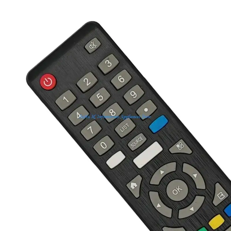  High Performances Remote Control for LCD TVs Easy Setups Plastic Construction Comfortable Hand Feel Compatibility