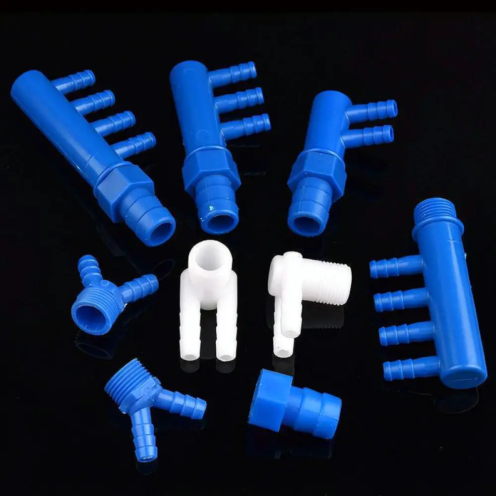 Pneumatic Manifold Splitter Connector G1 2 Male Thread 8mm Barb Hose Adapter For For SgooHan Industrial Piping System