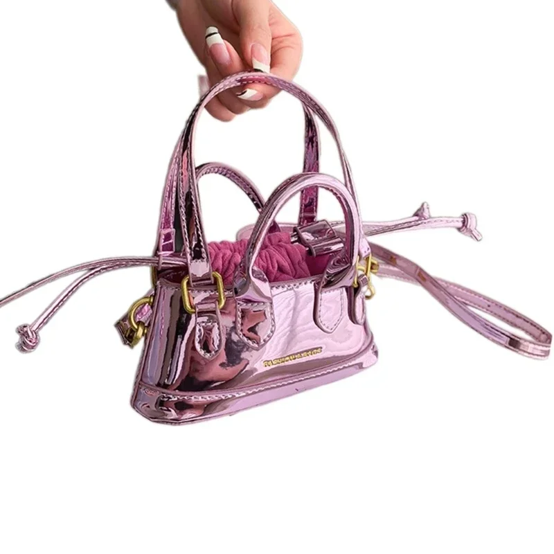 

Mini Women's Crossbody Small Shoulder Bag Leather Handbag Money Bag Deluxe Bag Ladies Handbag Crossbody Laser Multicolour