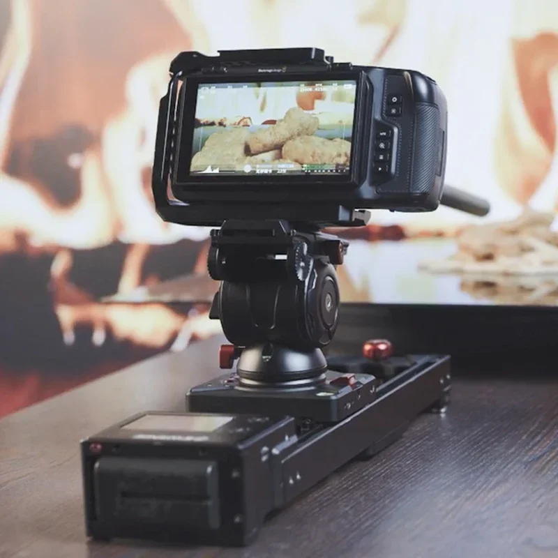 

Mini electric slide rail two-axis distance increase portable mobile phone micro-single reverse delay