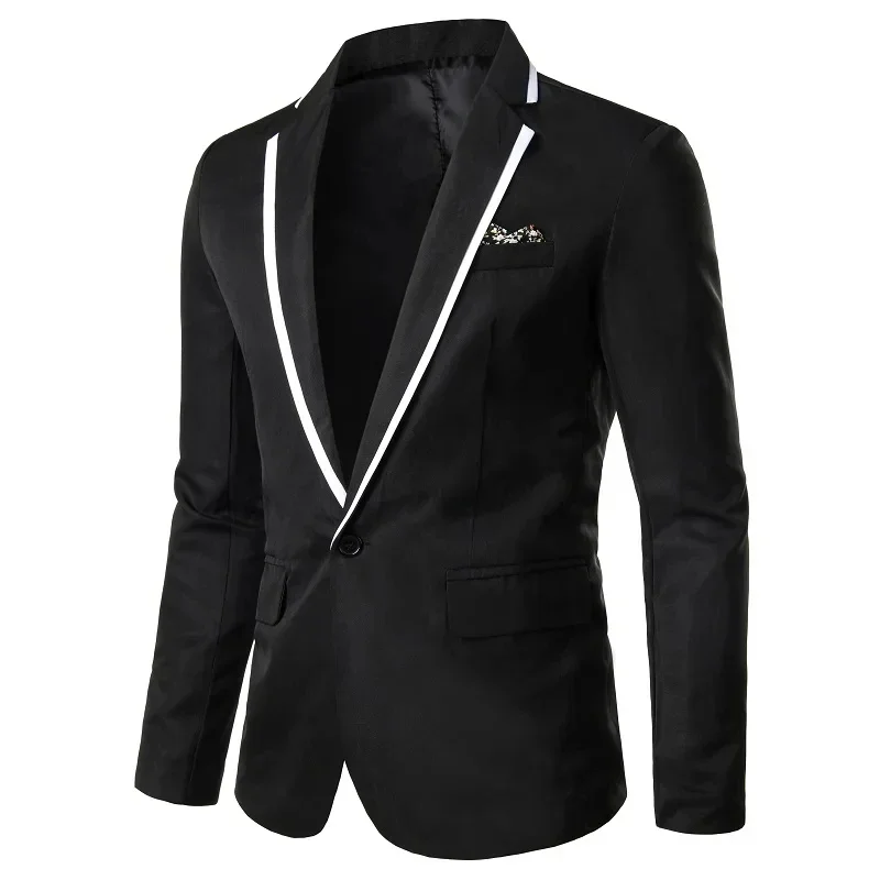 

B.A3437 Male Business Casual Gentleman Suit Jackets Men's Sunscreen Suit Coats