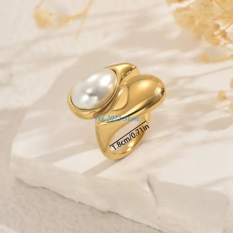 G5GC Adjustable Finger Opening Rings Unique Finger Jewelry Suitable for Party Daily