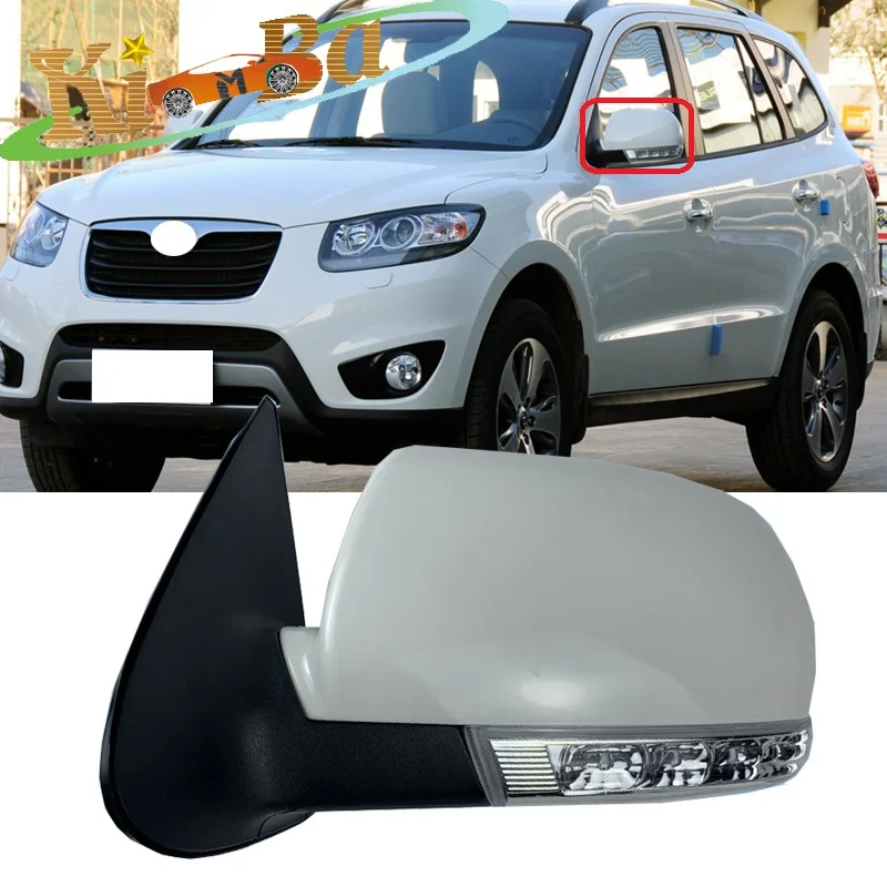 KIMBA 8 Wire For Hyundai Santa Fe Santafe 2007-2012 2.4 2.7 For Veracruz IX55 Outside Rearview Mirror Side Rear View Mirror