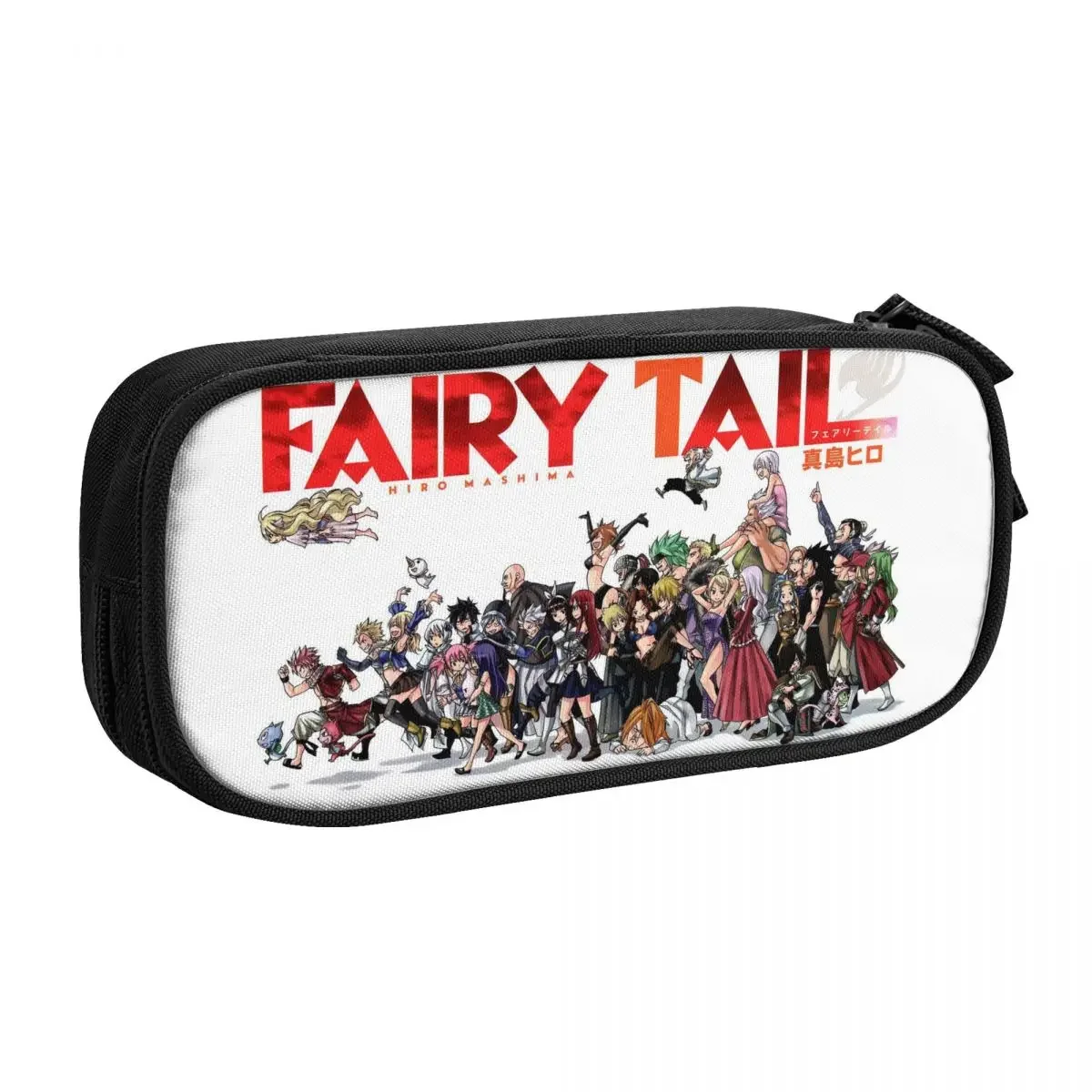 Anime FAIRY TAIL Big Capacity Pencil Pen Case Office College School Large Storage Bag Pouch Holder Box Organizer