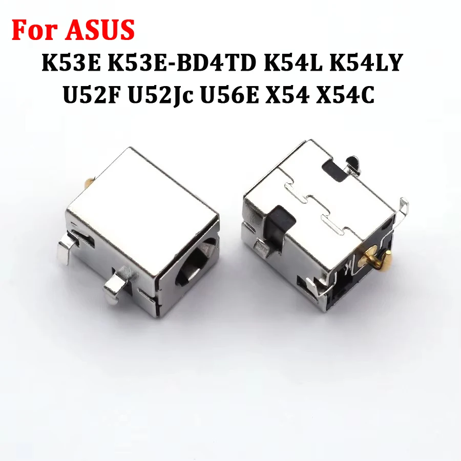 5Pcs AC DC Power Jack For ASUS K53E K53E-BD4TD K54L K54LY U52F U52Jc U56E X54 X54C Series Input Connector Socket Port Charging