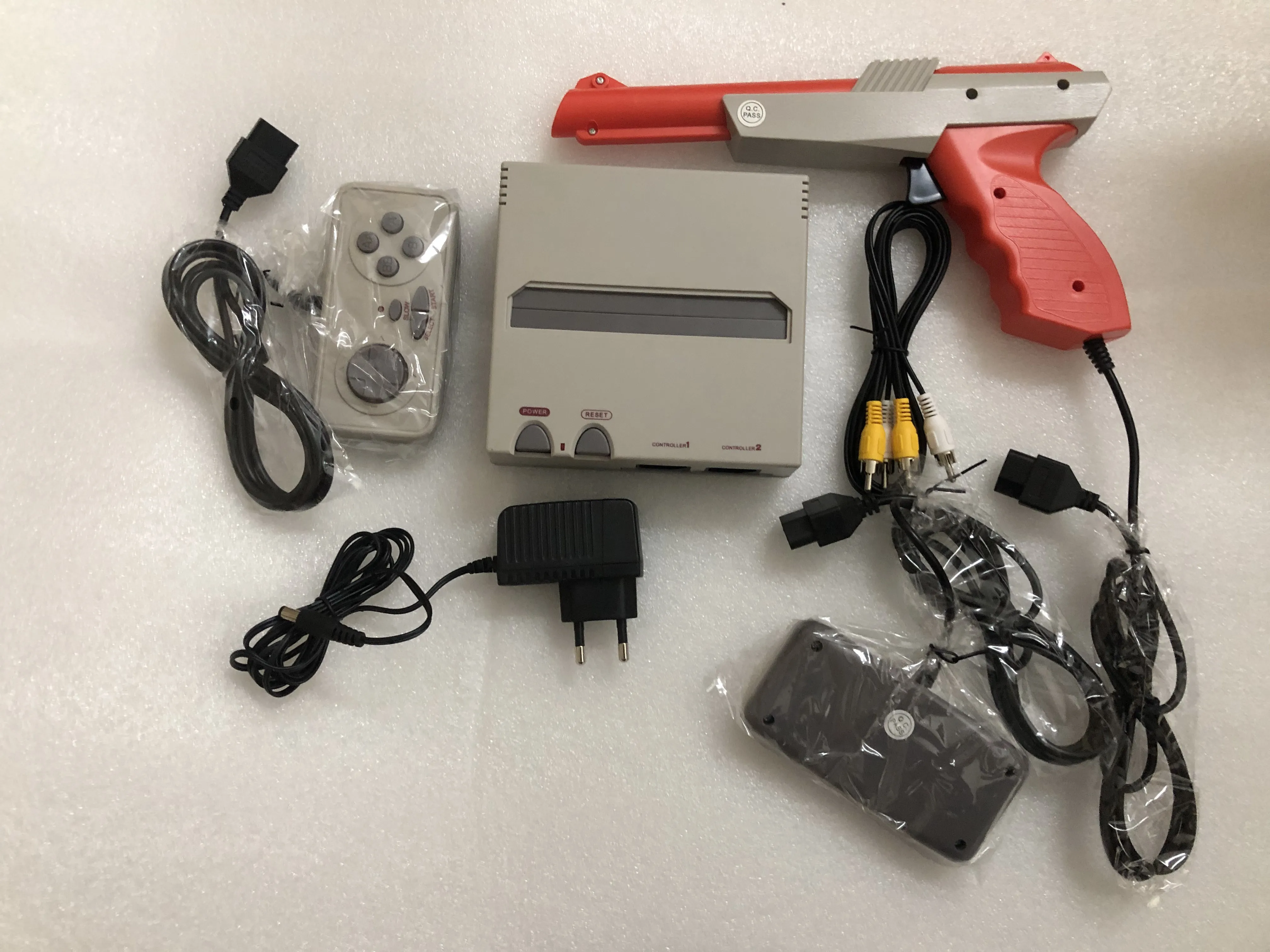 NES-consola de juegos de edición clásica de 8 bits, cartucho de juego de 72 pines, sistema de videojuegos familiar Retro con mando Lightgun